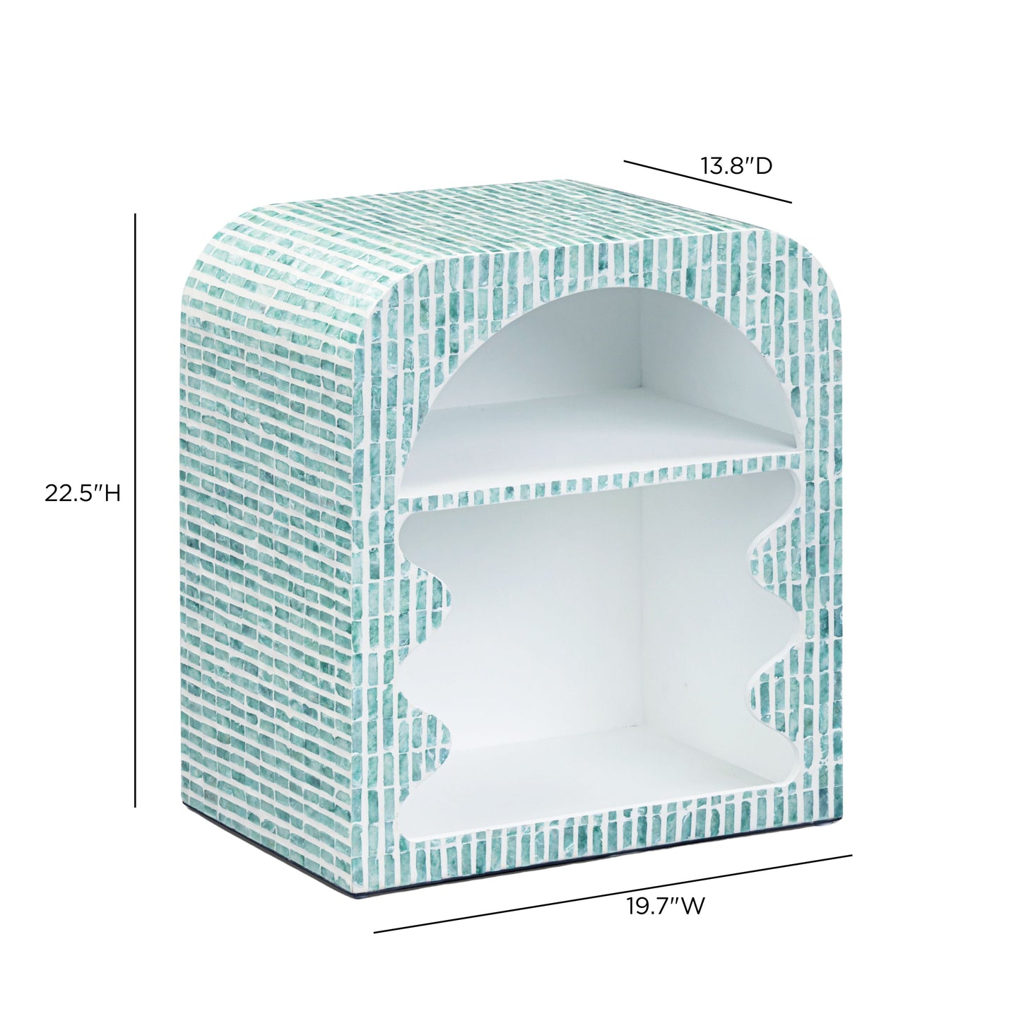 Jess 20" Capiz Shell Nightstand