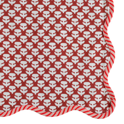 Crissy Cotton Canvas Printed Napkins - Set of 4