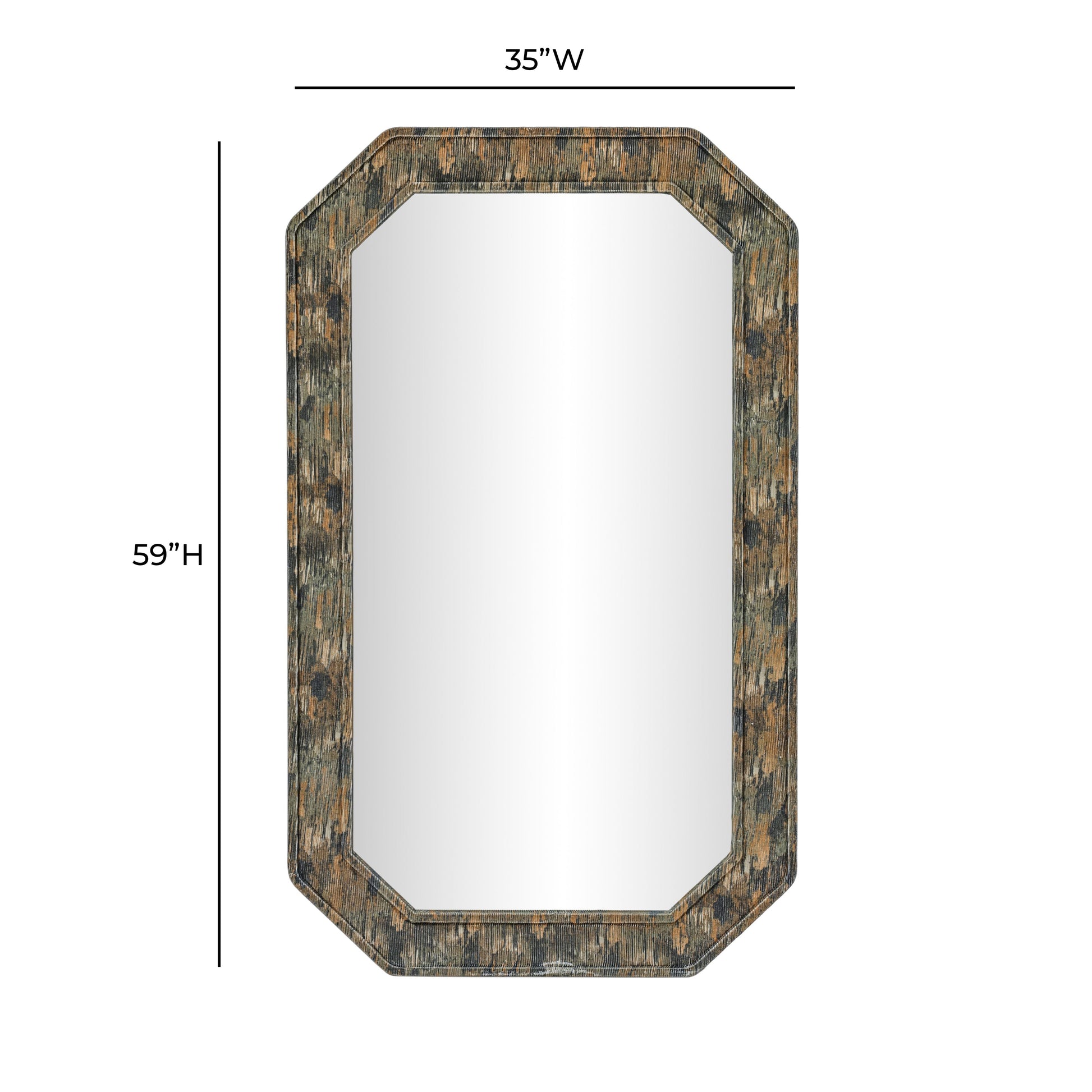 Charlene 35"X59" Jewel Wall Mirror