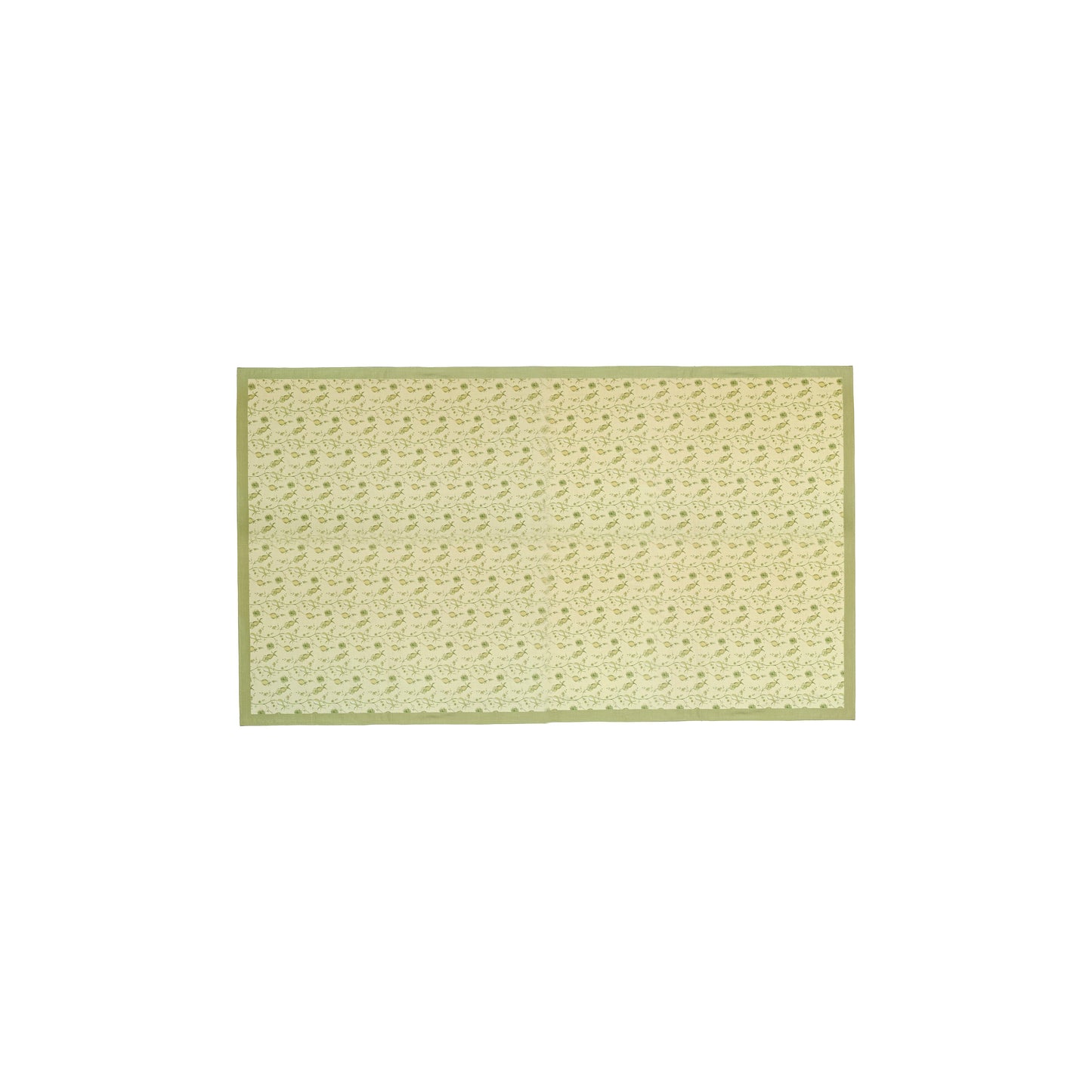 Dolce Natural Cotton Table Cloth - Olive Green / 70" x 120"
