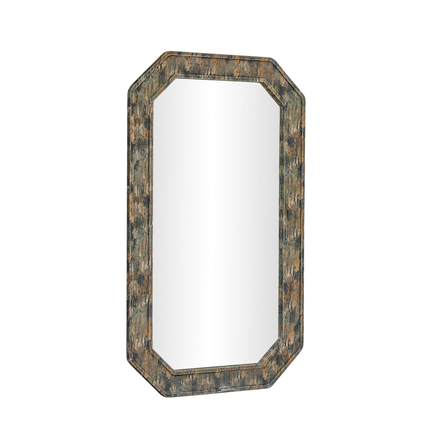 Charlene 35"X59" Jewel Wall Mirror - Watercolor Print
