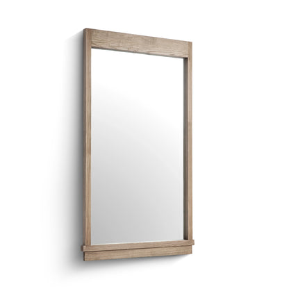 Aimee 44"X77" Solid Brushed Ash Floor Mirror