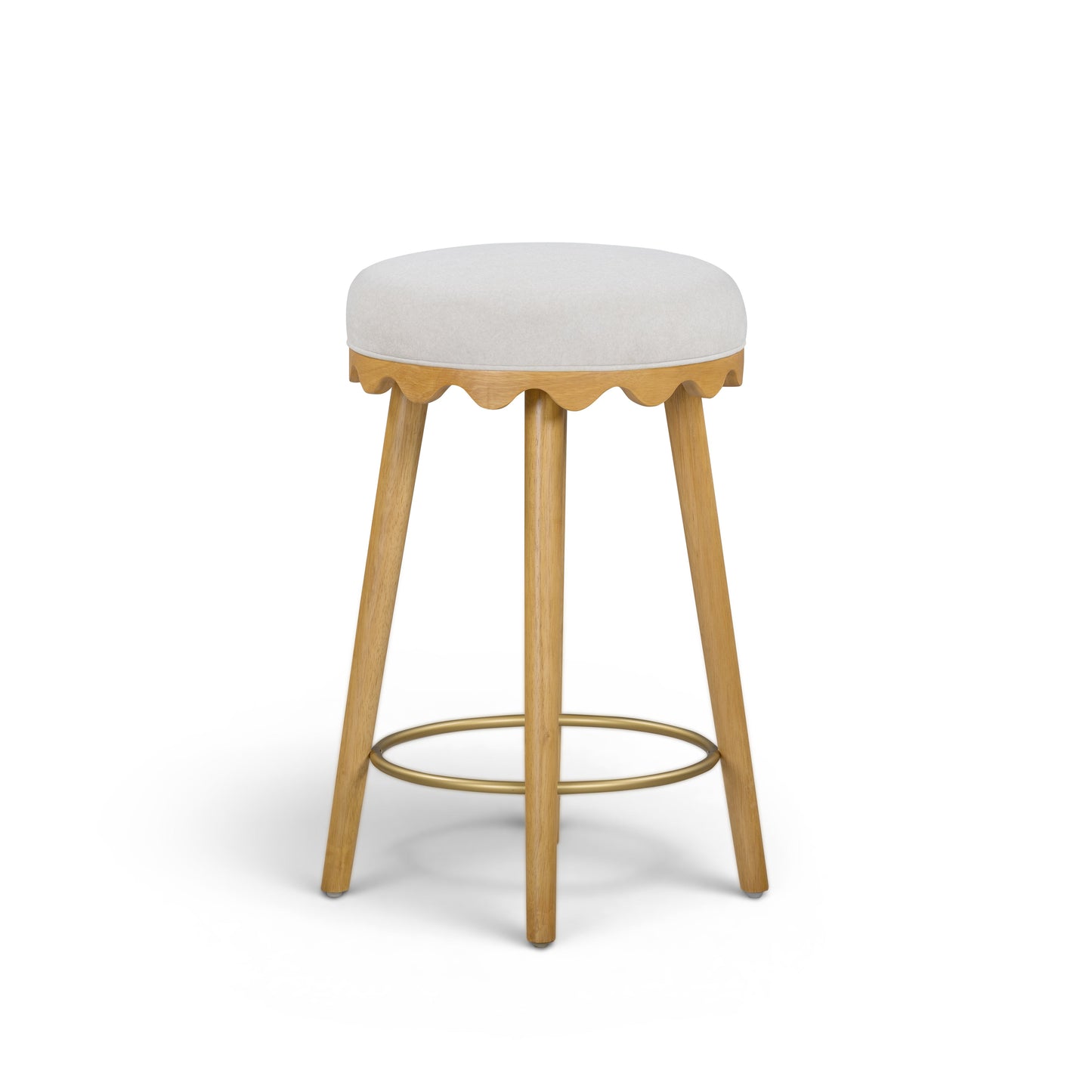 Oodle Performance Vegan Mohair Stool