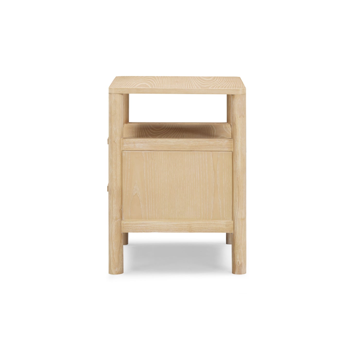 Tyra 22" Ash 2-Drawer Nightstand