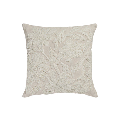 Tabitha 24" Euro Size Square Embroidered Throw Pillow - Default Variant