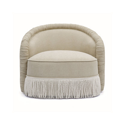 Pamela Tasseled Lounge Accent Chair