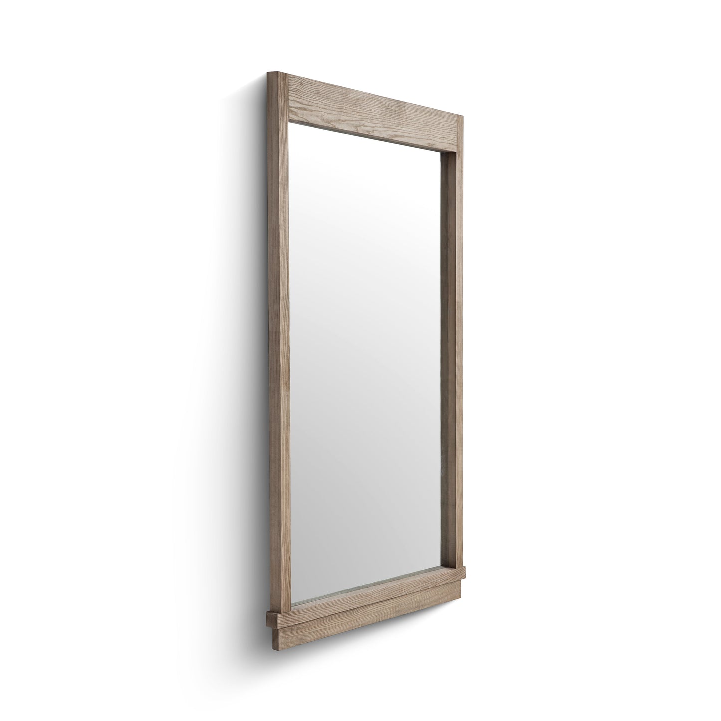 Aimee 44"X77" Solid Brushed Ash Floor Mirror