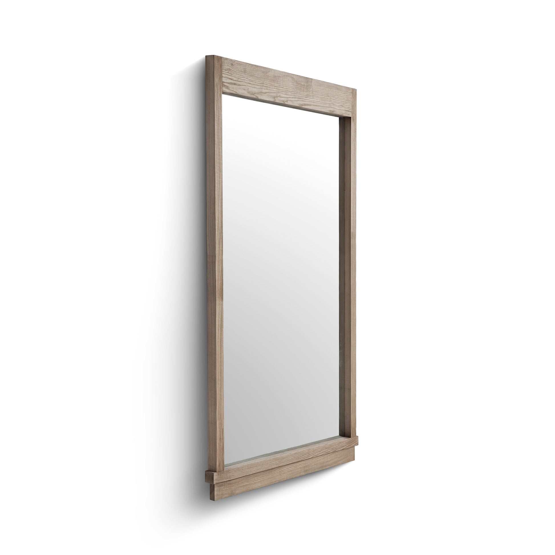 Aimee 44"X77" Solid Brushed Ash Floor Mirror