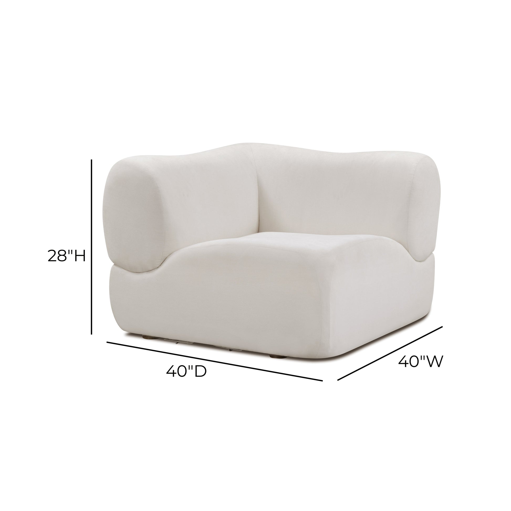 Zenith Contract-Grade Upcycled Fabric Corner Wedge