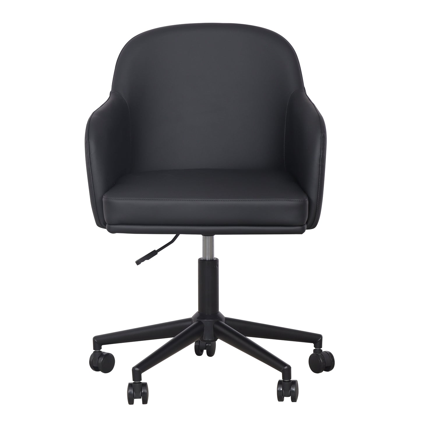 Sydney Performance Vegan Leather Office Desk Chair - Black