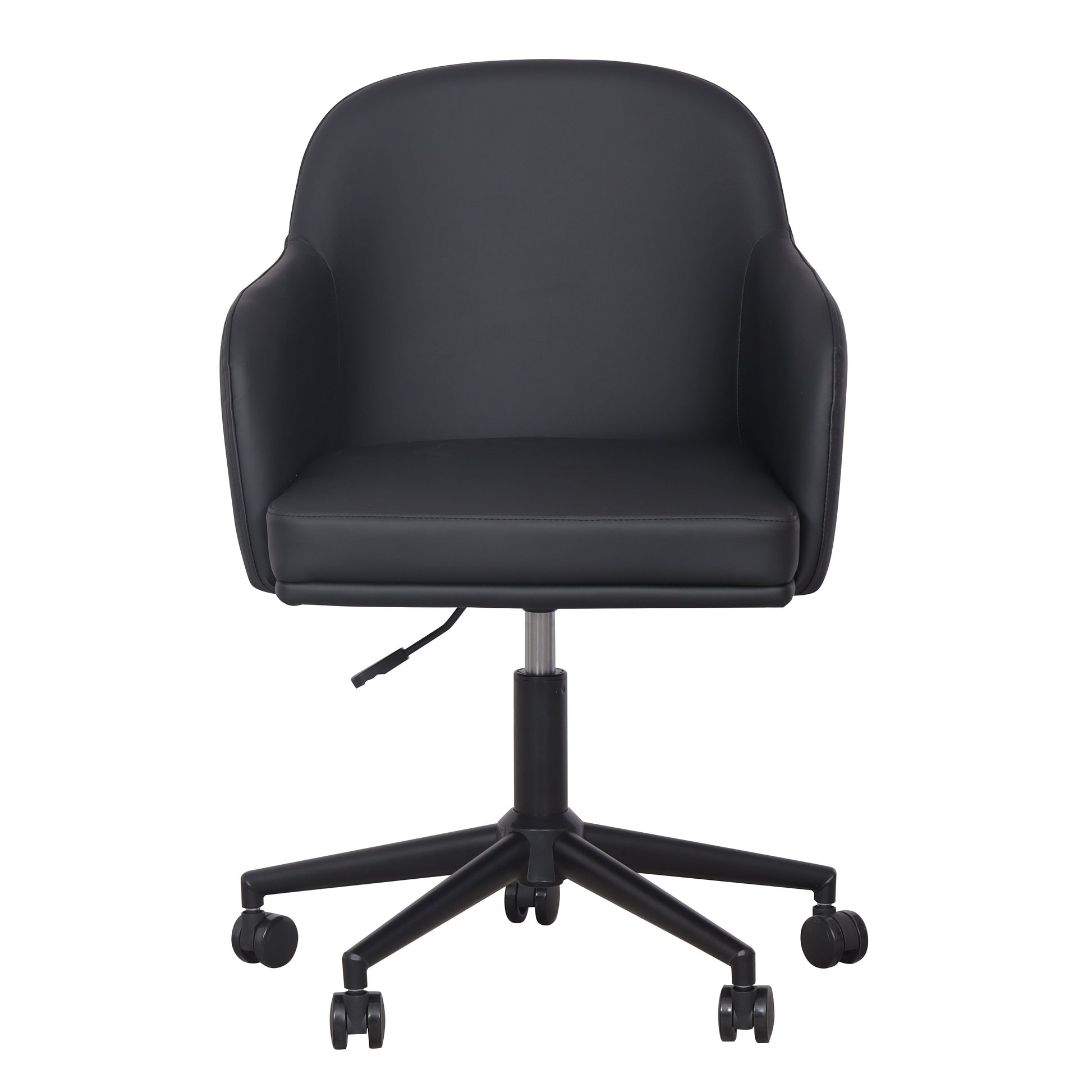 Sydney Performance Vegan Leather Office Desk Chair - Black