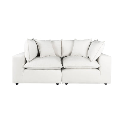 Cali 80" Modular Loveseat - Pearl