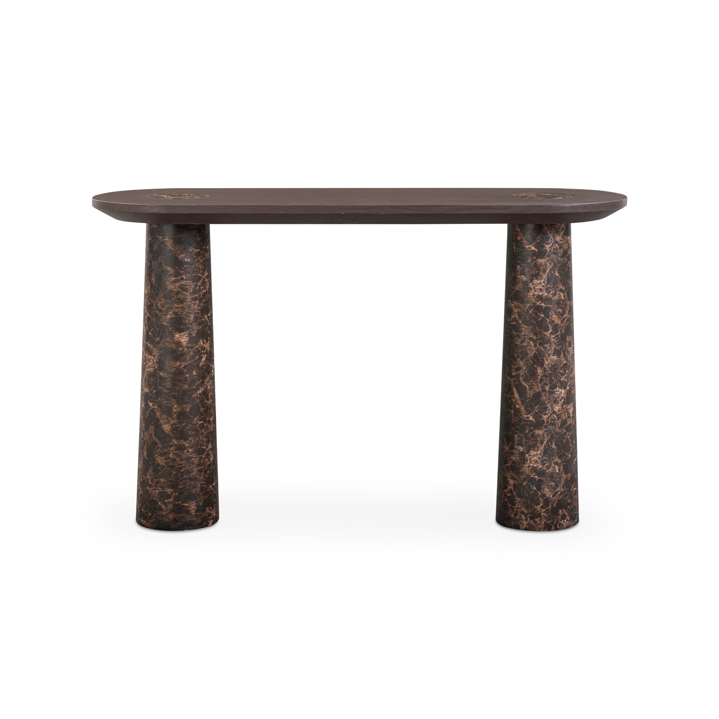 Braya 50" Faux Emperador Marble Console Table - Default Variant