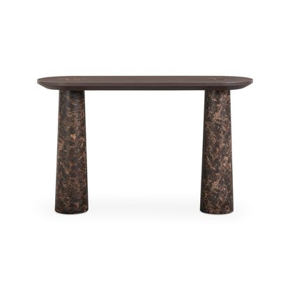 Braya 50" Faux Emperador Marble Console Table - Default Variant