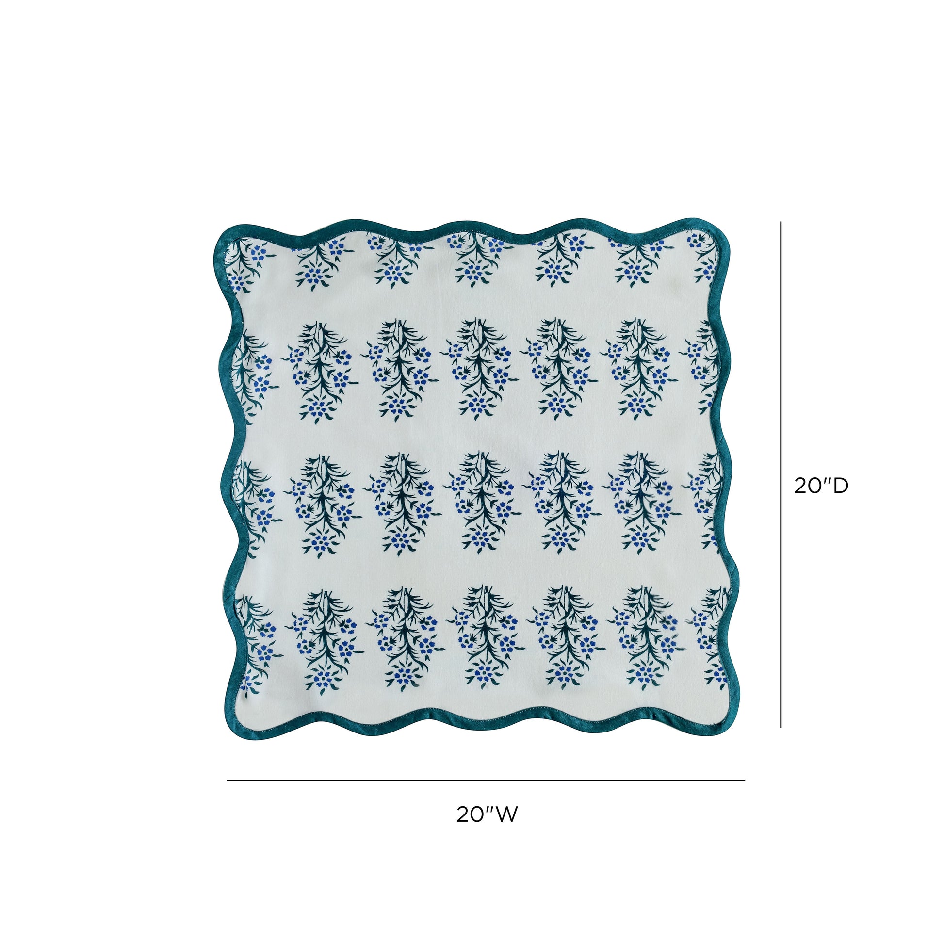 Crissy Cotton Canvas Printed Napkins - Set of 4