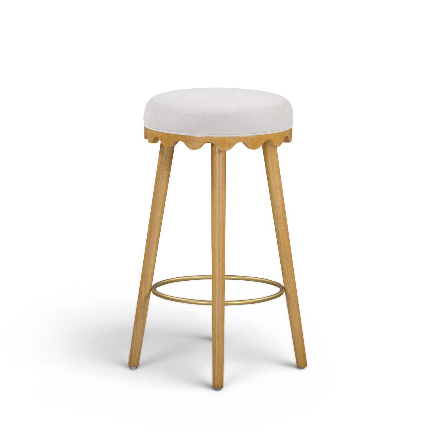 Oodle Performance Vegan Mohair Stool