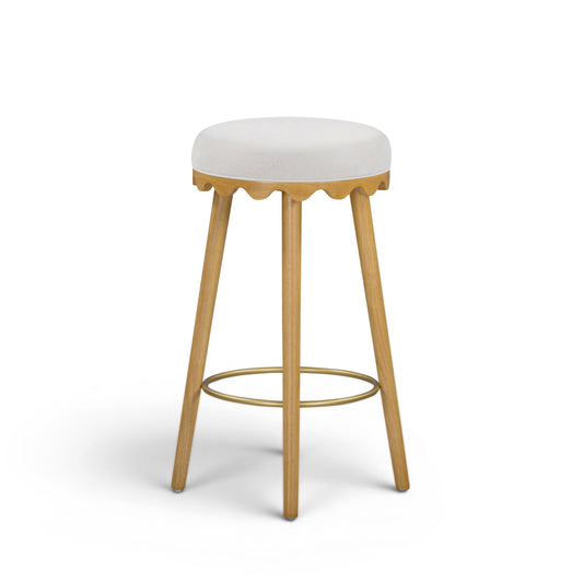 Oodle Performance Vegan Mohair Stool