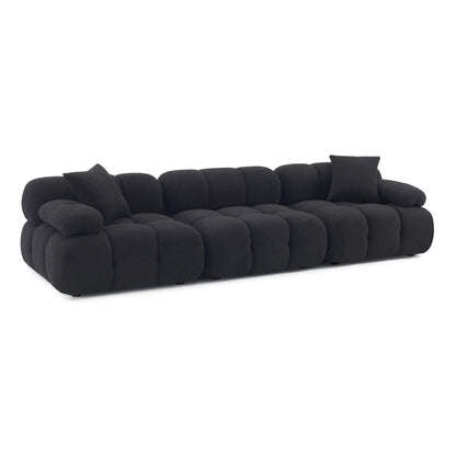 Calliope 118" Performance Modular Sofa - Black
