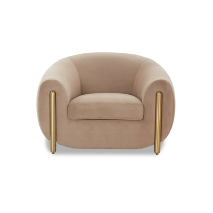 Lina Accent Chair by Inspire Me! Home Decor - Cafe Au Lait