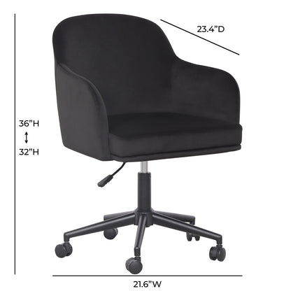 Sydney Performance Velvet Office Desk Chair