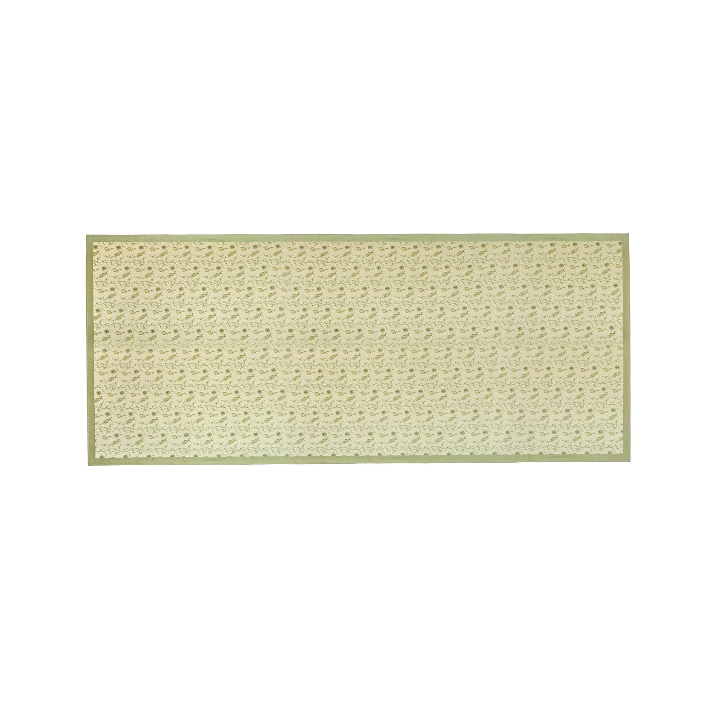 Dolce Natural Cotton Table Cloth - Olive Green / 70" x 160"