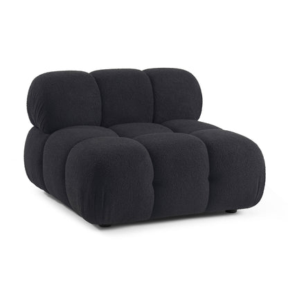 Calliope Performance Modular Armless Chair - Black