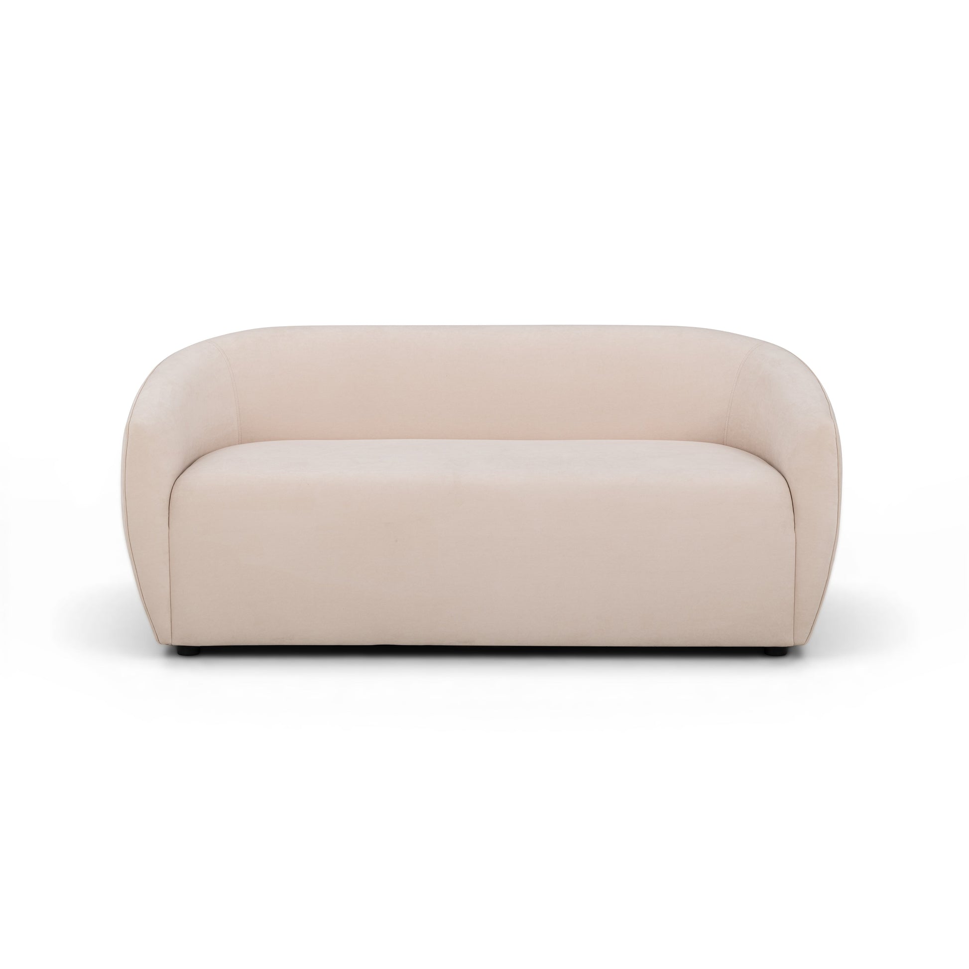 Jordan 70" Textured Performance Velvet Loveseat - Blush