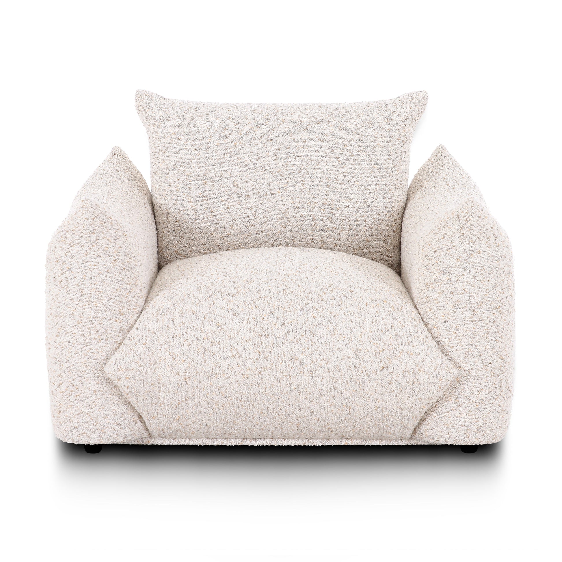 Saint Tropez Nubby Fabric Armchair in Sand - Default Variant