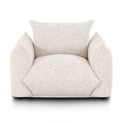 Saint Tropez Nubby Fabric Armchair in Sand - Default Variant