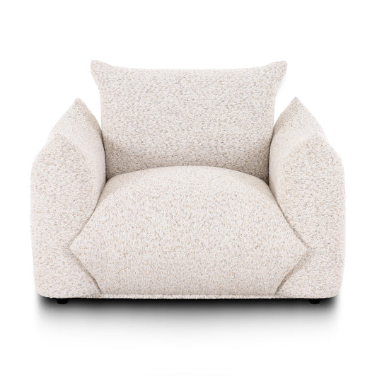 Saint Tropez Nubby Fabric Armchair in Sand - Default Variant