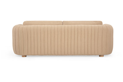 Porto 90" Honey Boucle Sofa