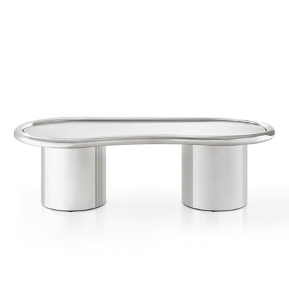 Sorya 51" Chrome Coffee Table - Default Variant