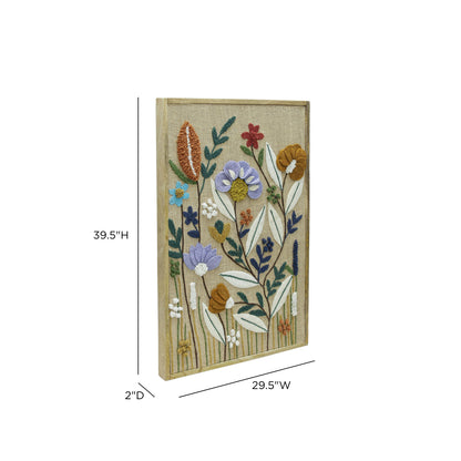 Muro "Sprout" Embroidered Wall Art