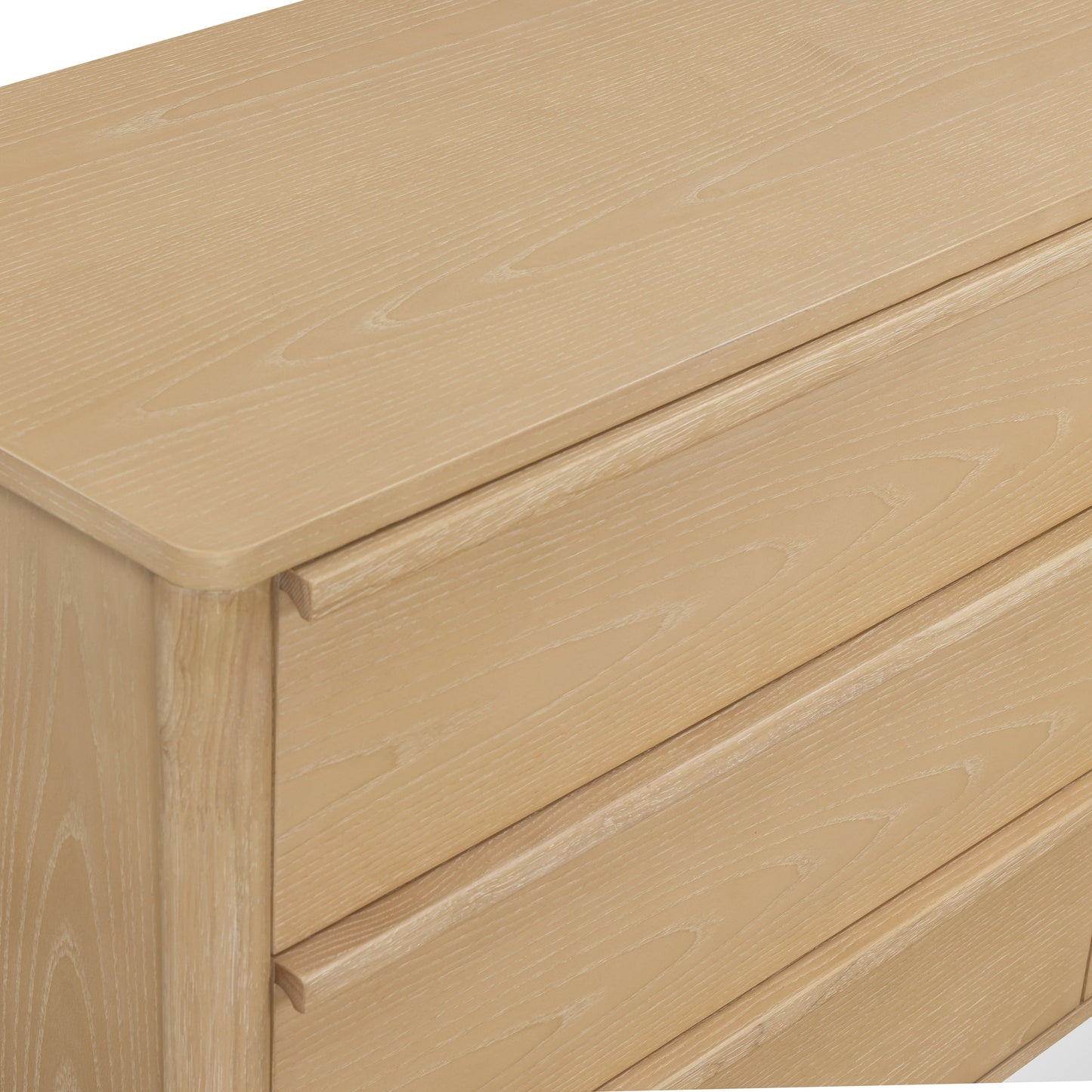 Tyra 62" Ash 6-Drawer Dresser