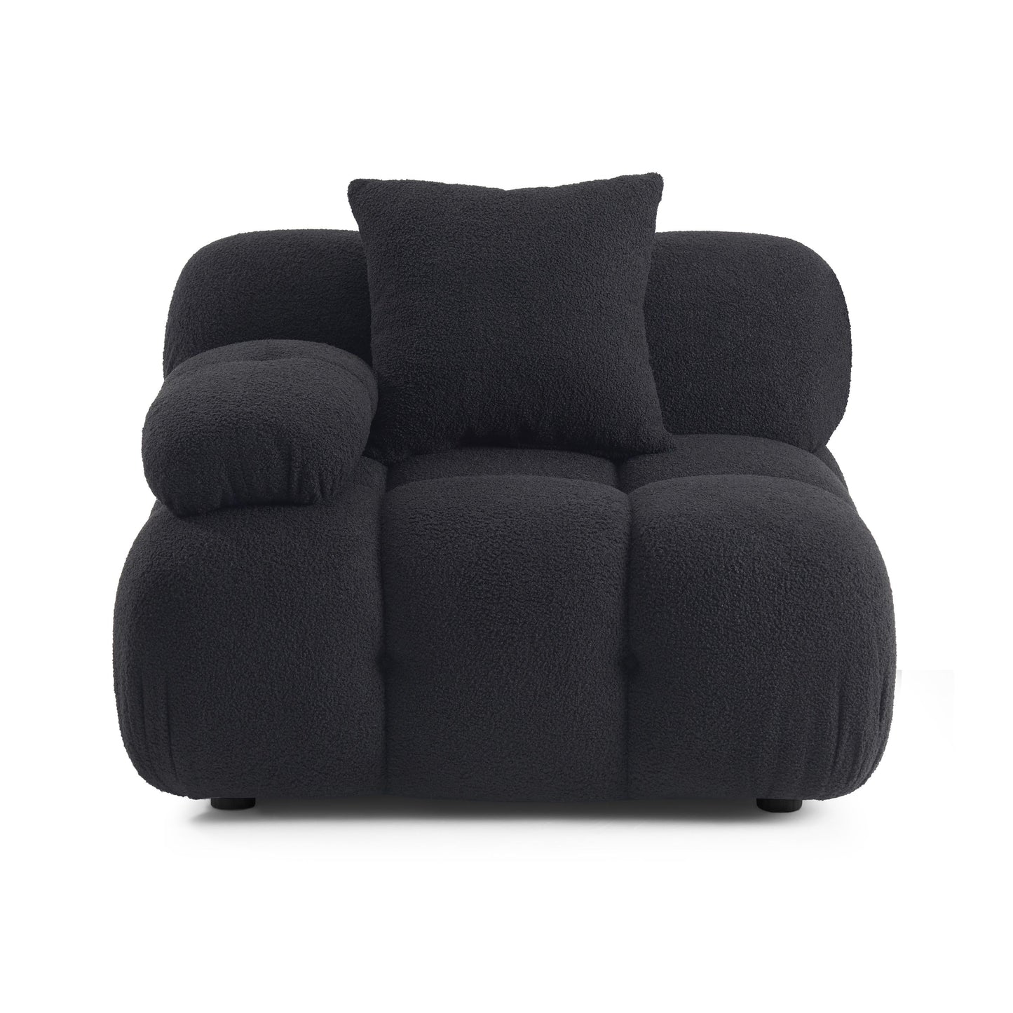 Calliope Performance Vegan Shearling Modular Corner Chair