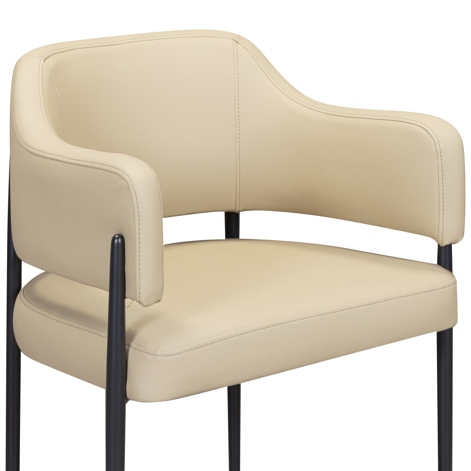 Sezanne Contract-Grade Vegan Leather Dining Chair