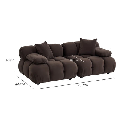 Calliope 79" Modular Loveseat