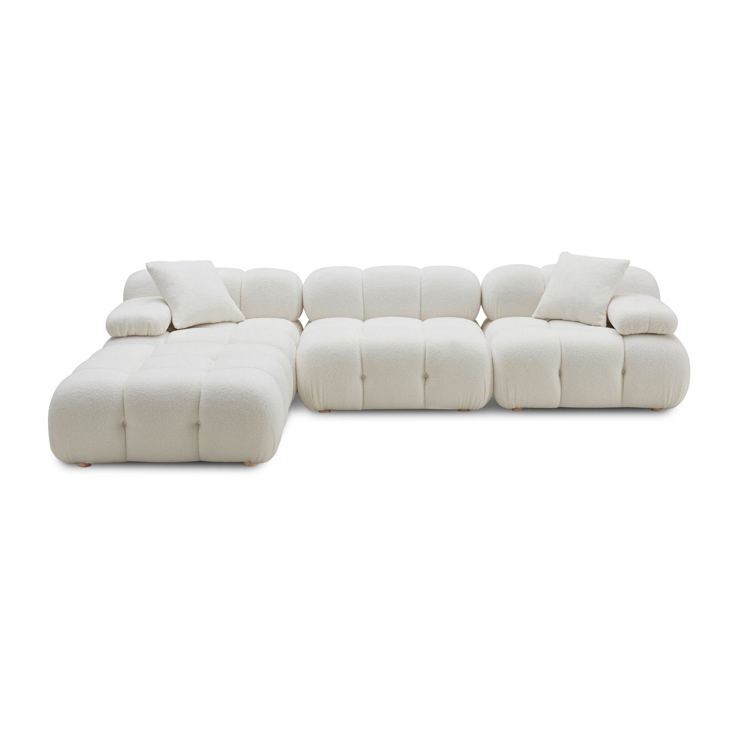 Calliope 4-Piece Performance Modular Sectional - Cream