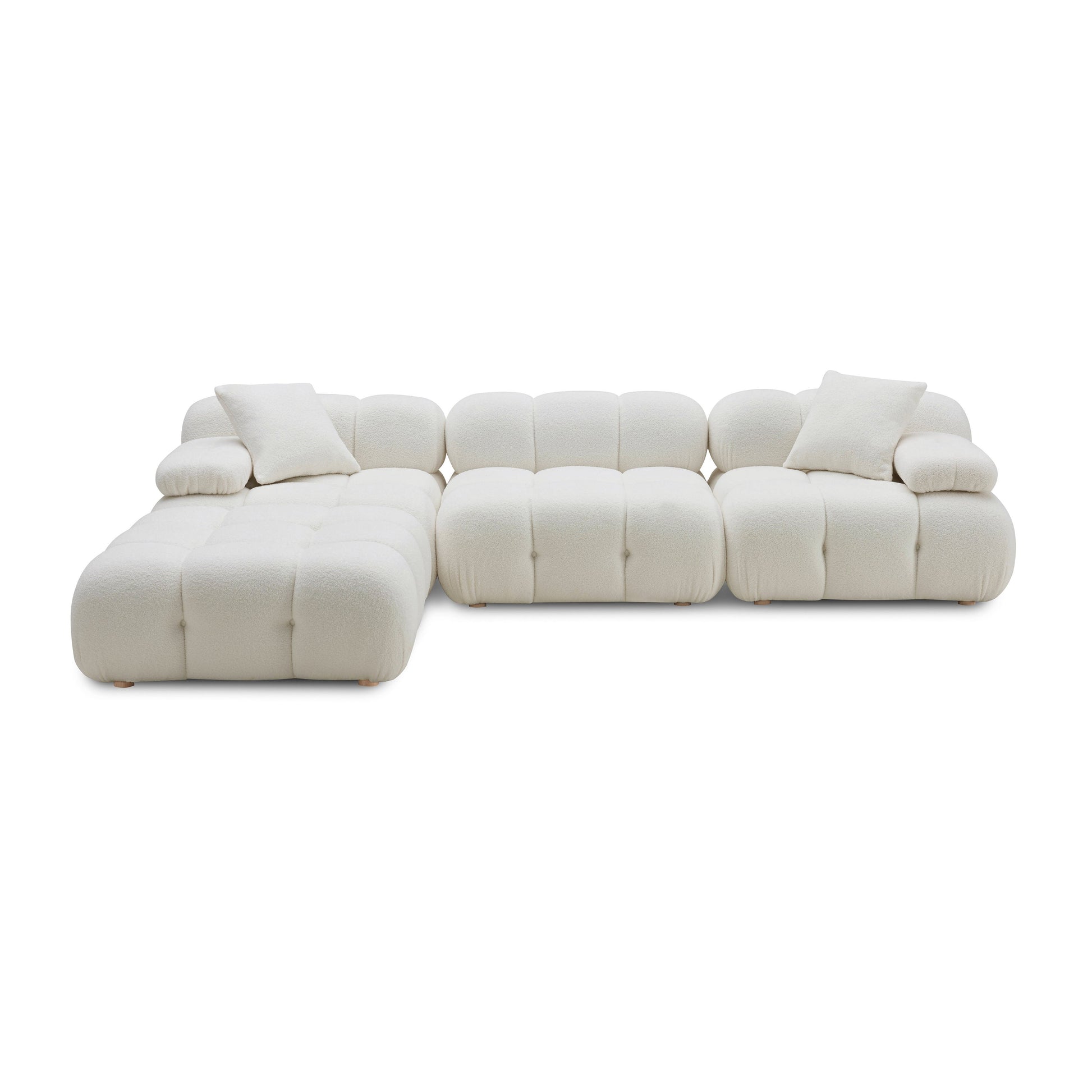 Calliope 4-Piece Performance Modular Sectional - Cream