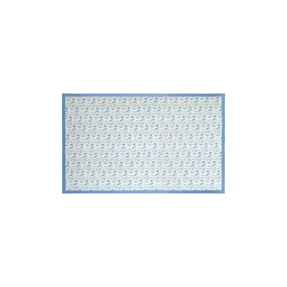 Dolce Natural Cotton Table Cloth - Baby Blue / 70" x 120"