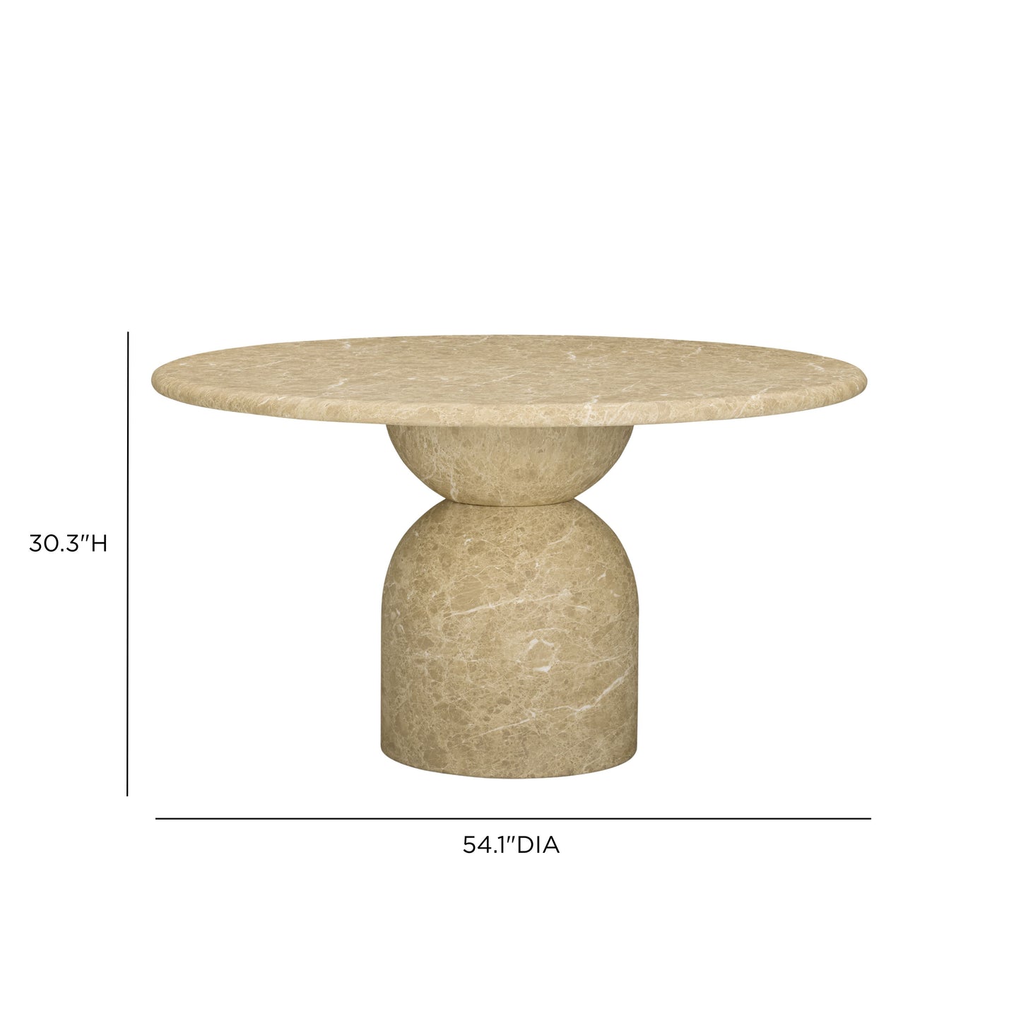Cynthia Concrete Indoor/Outdoor Dining Table (54"-87")