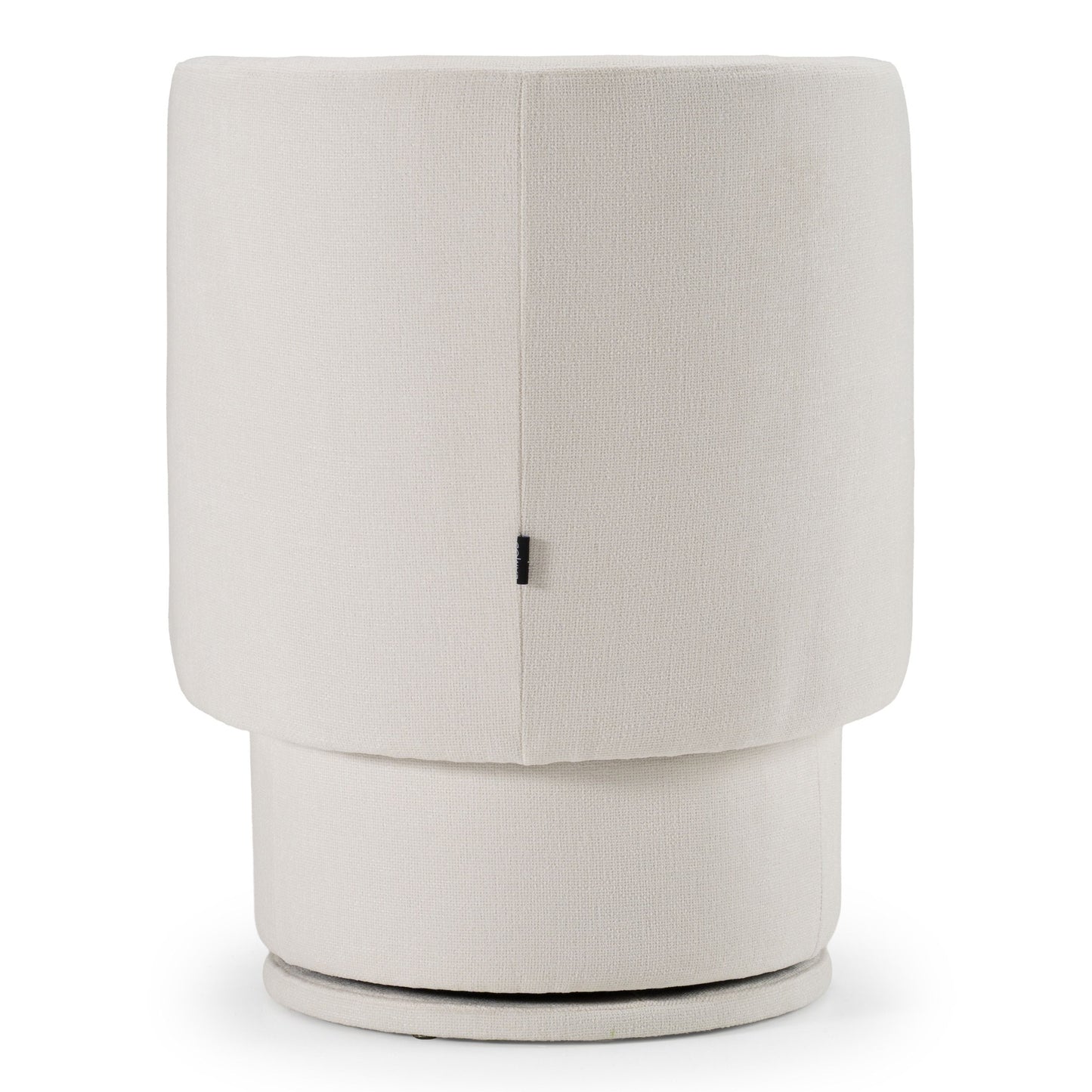 Norris - Modern Ivory Fabric Swivel Dining Chair