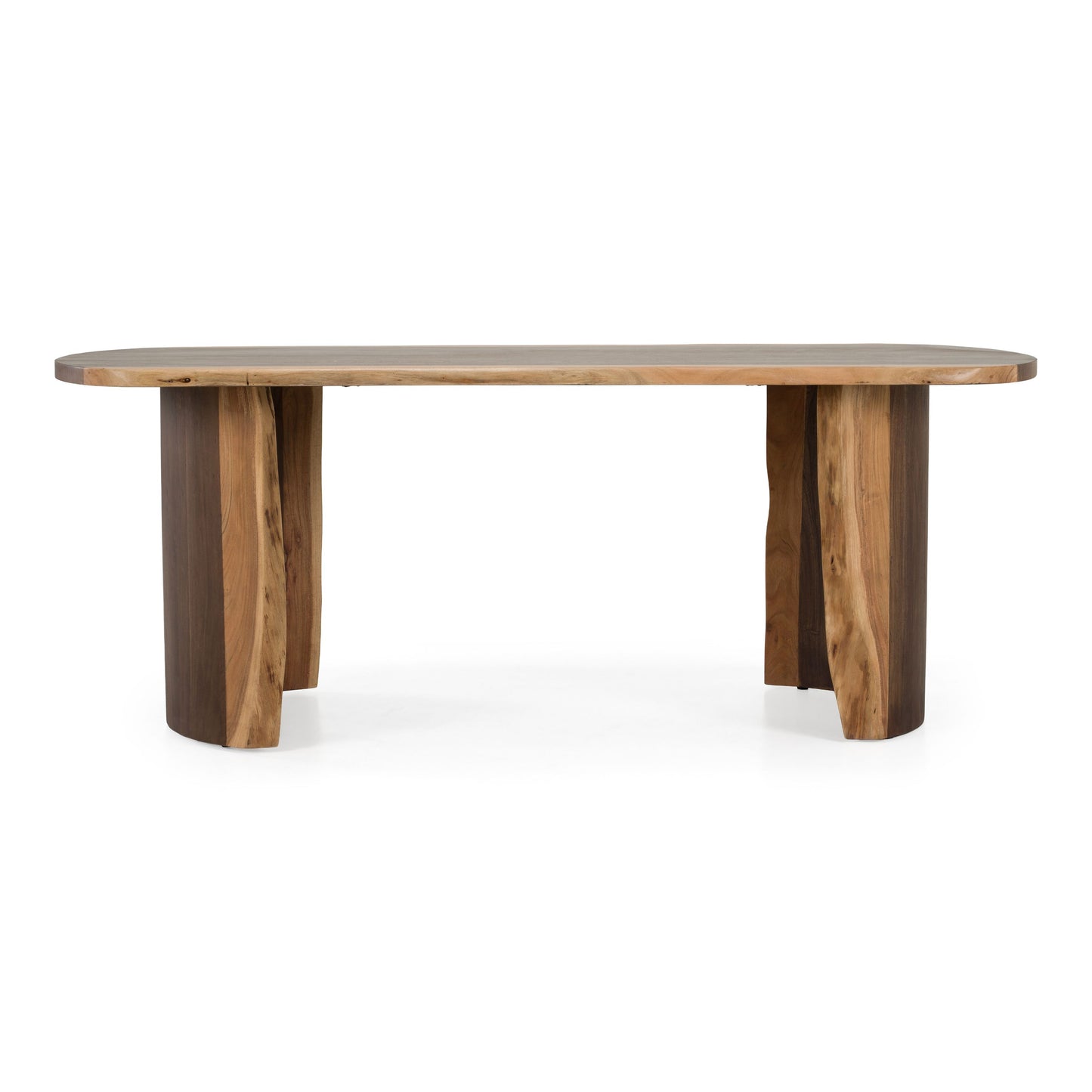 Orville Modern Live Edge Acacia Dining Table