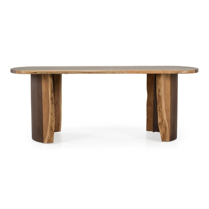 Orville Modern Live Edge Acacia Dining Table