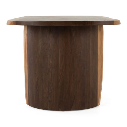 Orville Modern Live Edge Acacia Dining Table