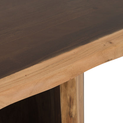 Orville Modern Live Edge Acacia Dining Table