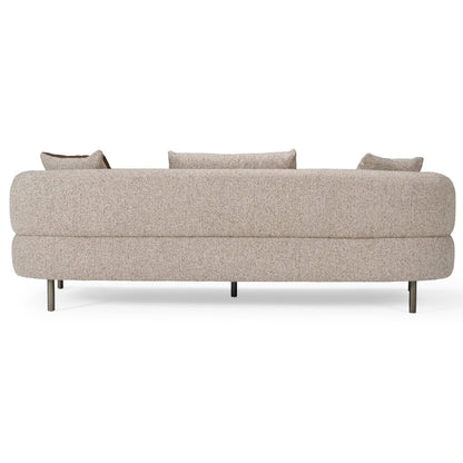 Plume - Modern Brown Fabric Sofa