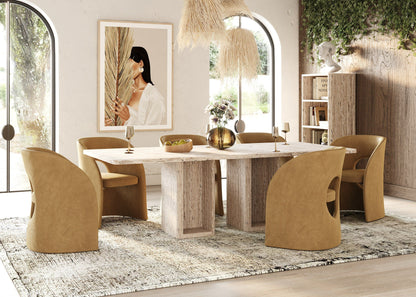 Brea Modern Fabric Dining Chair