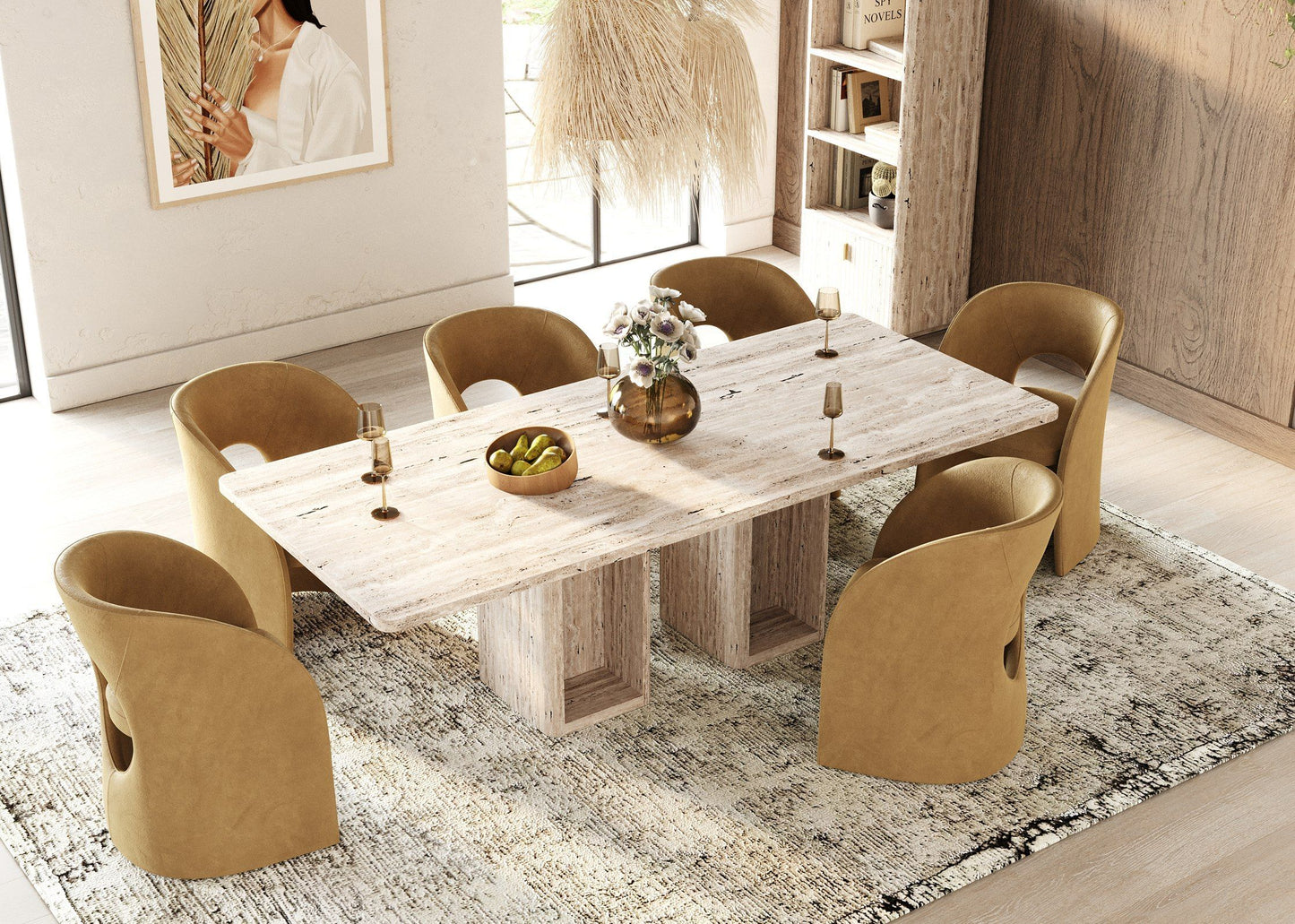 Brea Modern Fabric Dining Chair