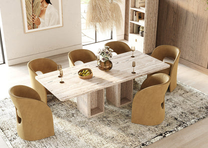 Brea Modern Fabric Dining Chair